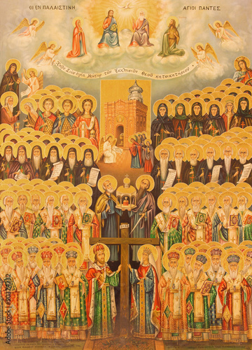 Jerusalem - icon of Hierarchy of Heaven in Church of Holy Sepulchre
