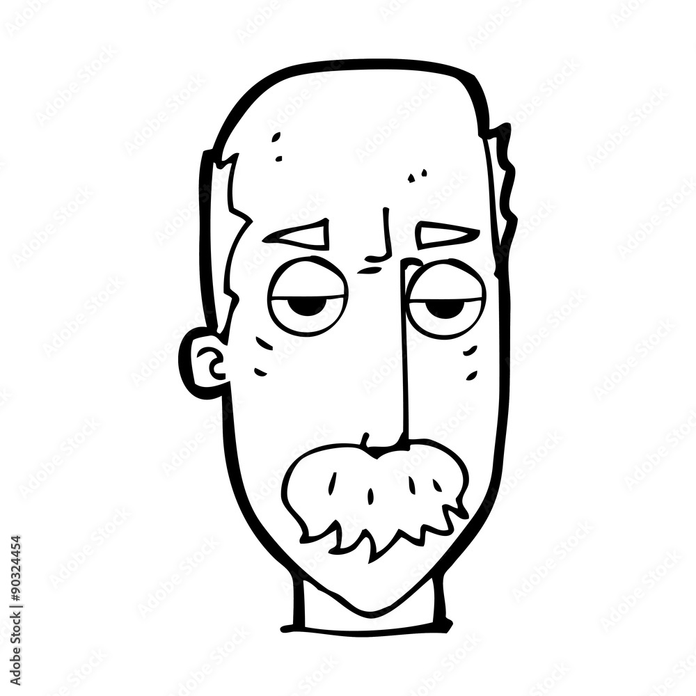 cartoon bored old man cartoon bored old man