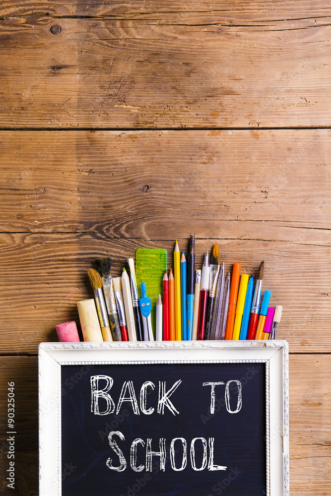 Obraz premium Back to school composition