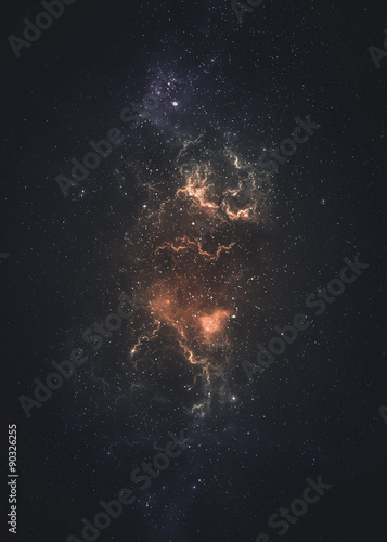 Star field in  deep space many light years far from the Earth © Vadimsadovski