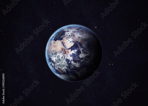 Fototapeta Naklejka Na Ścianę i Meble -  High quality Earth image. Elements of this image furnished by