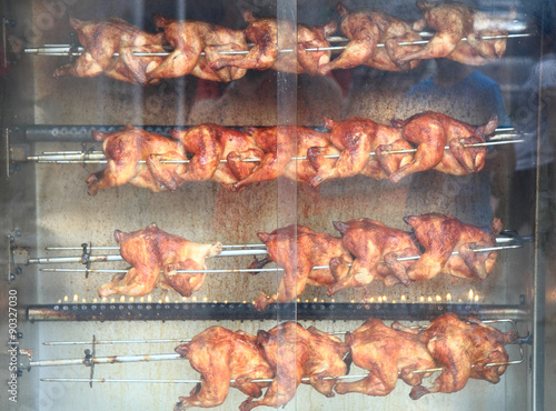 grilled chickens