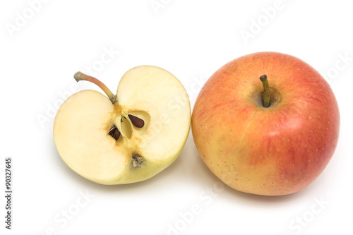 Organic applest isolate on white background