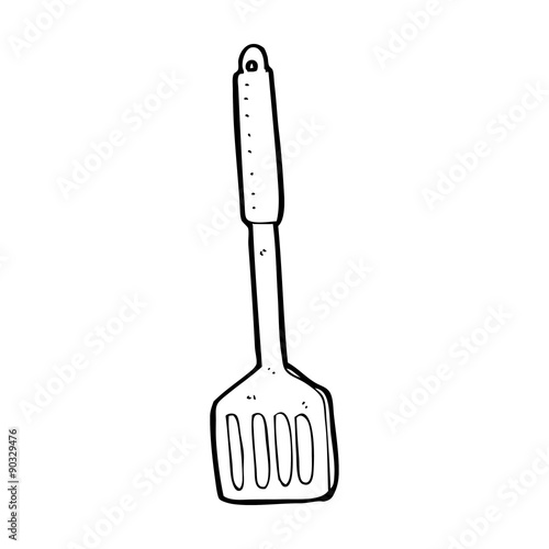 cartoon kitchen spatula