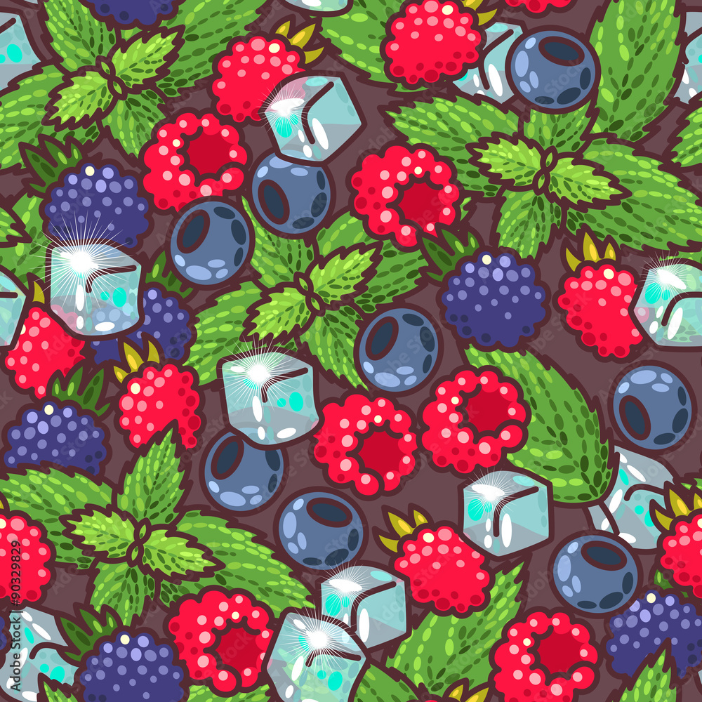 Seamless berries Seamless berries