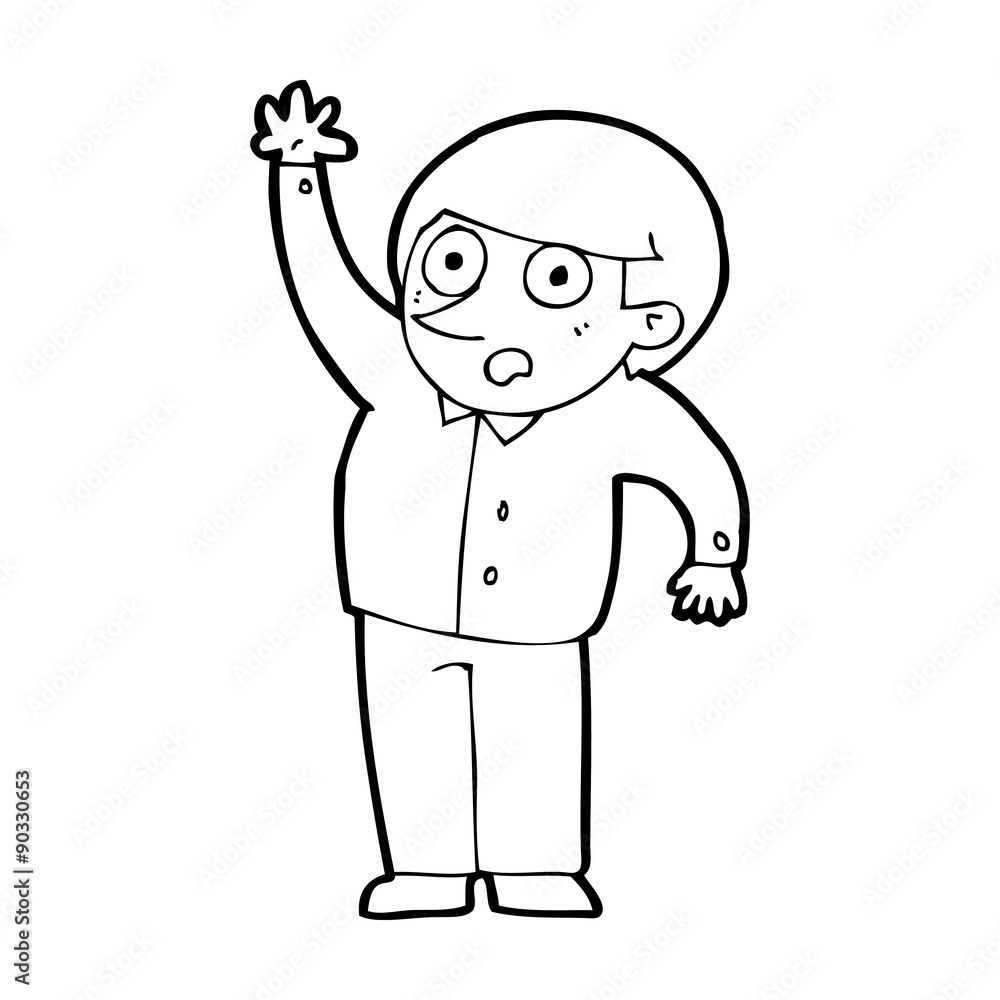 cartoon man asking question cartoon man asking question