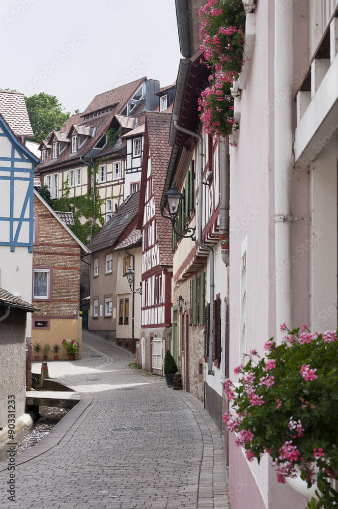 old street in the Germany