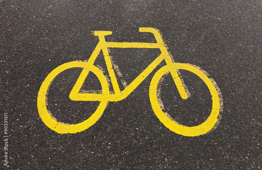 Bicycle road sign Bicycle road sign