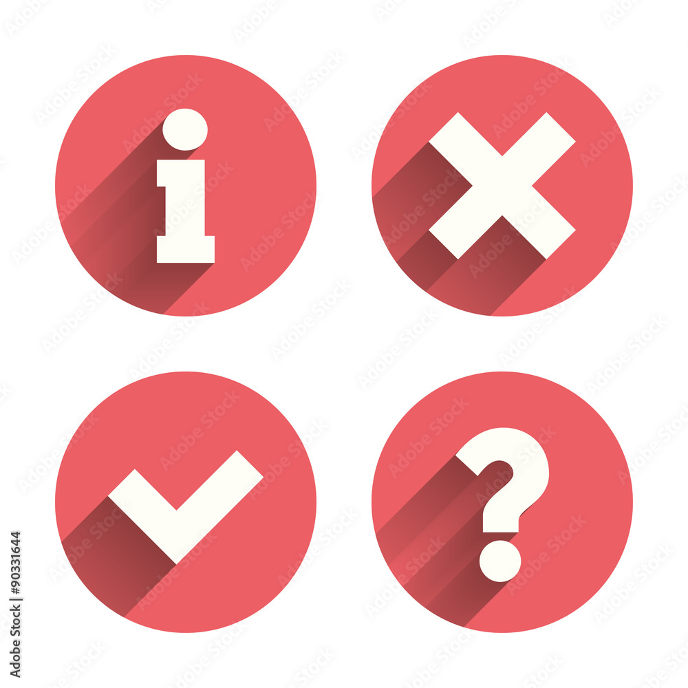 Information icons. Question FAQ symbol. Information icons. Question FAQ symbol.