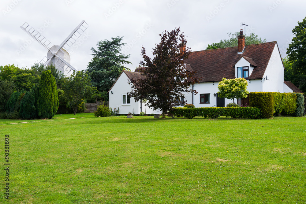 Obraz premium English Village Cottage