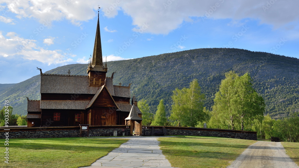 Eglise en bois debout de Lom, Norvège
