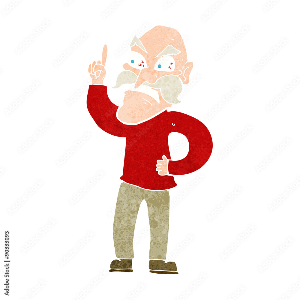 cartoon old man laying down rules cartoon old man laying down rules