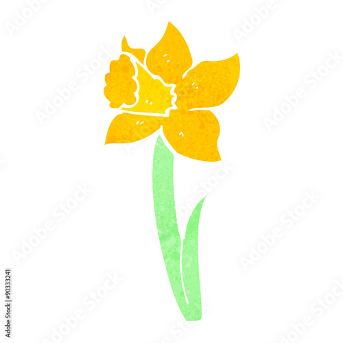 cartoon daffodil