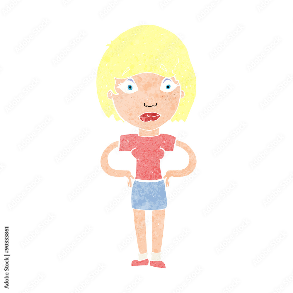 cartoon worried woman cartoon worried woman