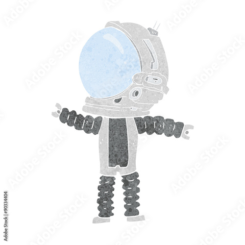 cartoon astronaut
