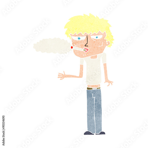 cartoon smoker