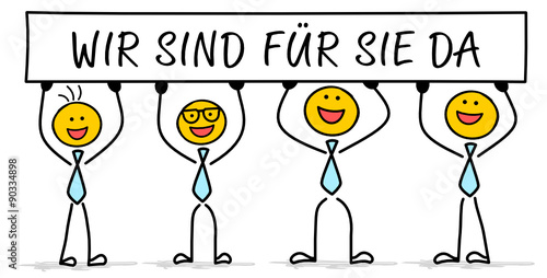 Wir sind für Sie da