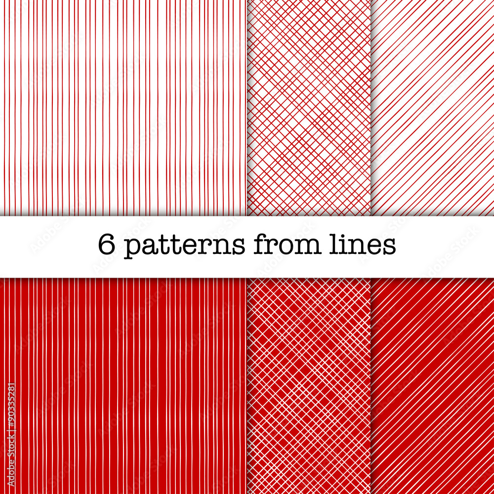Patterns from lines with different width Patterns from lines with different width