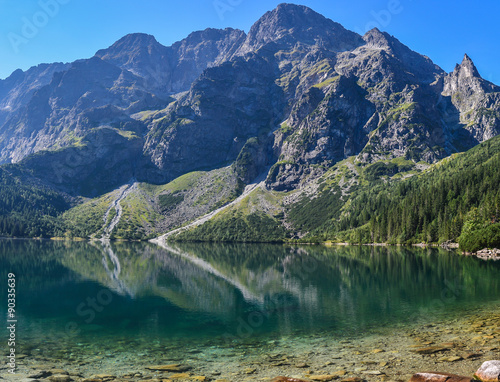 Morskie Oko - lake in Tatra Mountains