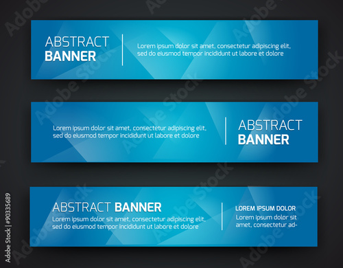 Abstract banner design