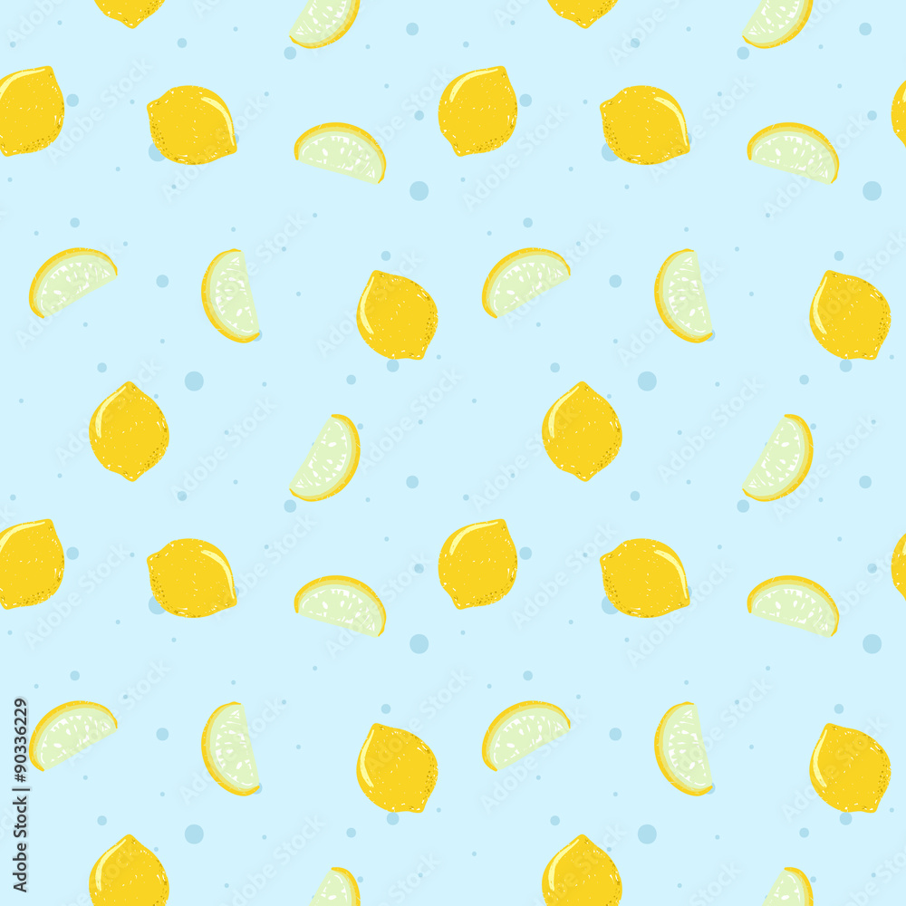 Vector funny seamless pattern in trendy hand drawn doodle style Vector funny seamless pattern in trendy hand drawn doodle style