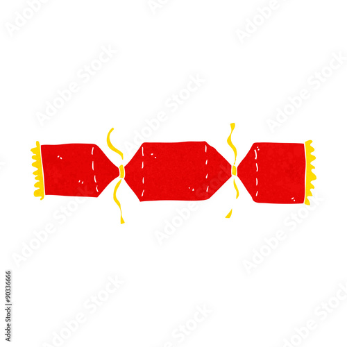 cartoon christmas cracker