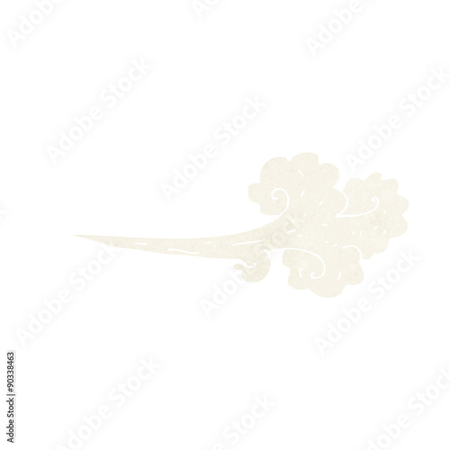 cartoon gust of wind