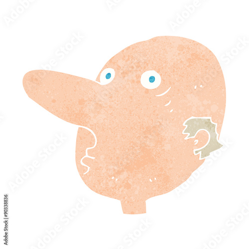 cartoon balding man