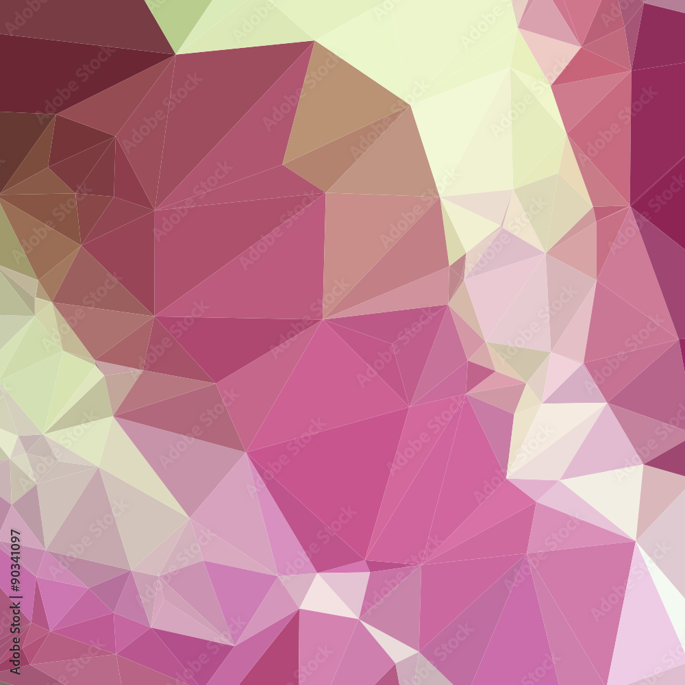 Obraz premium Light Thulian Pink Abstract Low Polygon Background