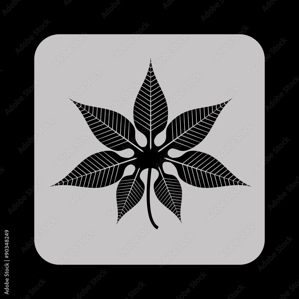 Fototapeta premium floral icon 