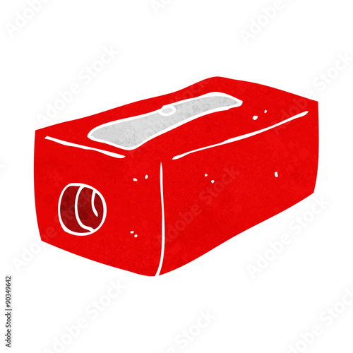 cartoon pencil sharpener