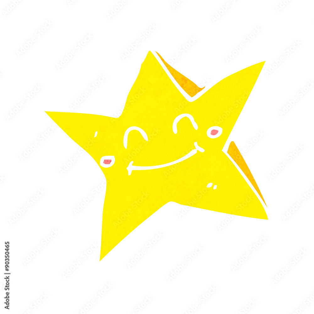 cartoon happy star character cartoon happy star character