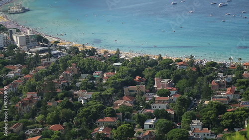 Beautiful beach areal view
