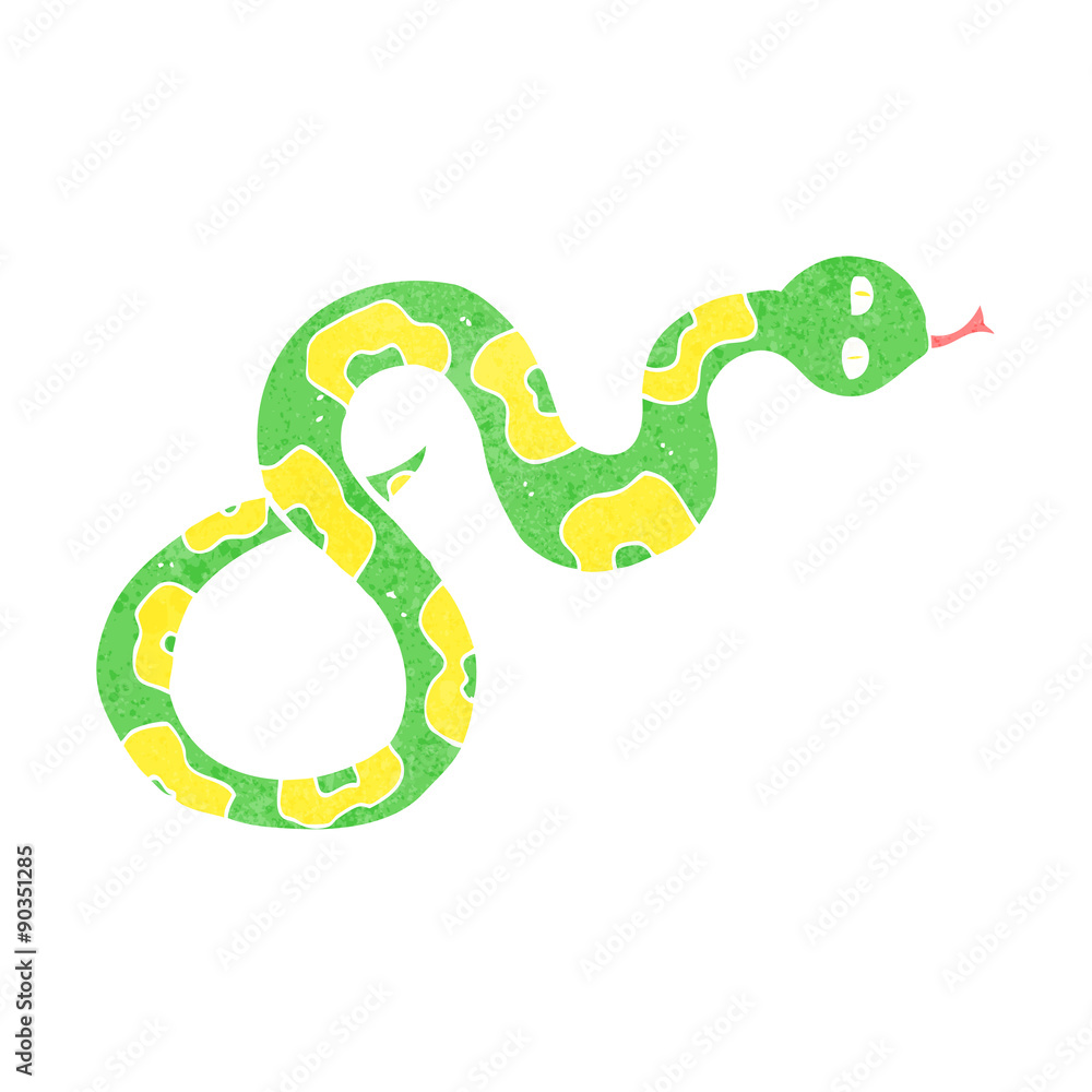 Obraz premium cartoon snake