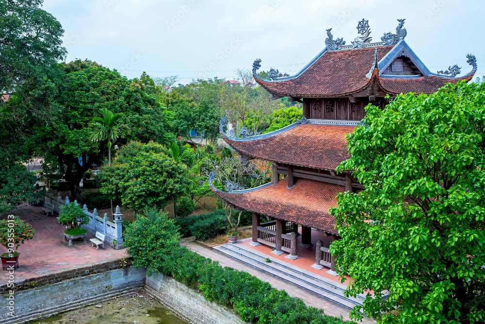 Nom pagoda in Hung Yen, Vietnam. Nom pagoda is an ancient pagoda in Hung Yen, Vietnam. Nom pagoda in Hung Yen, Vietnam. Nom pagoda is an ancient pagoda in Hung Yen, Vietnam.