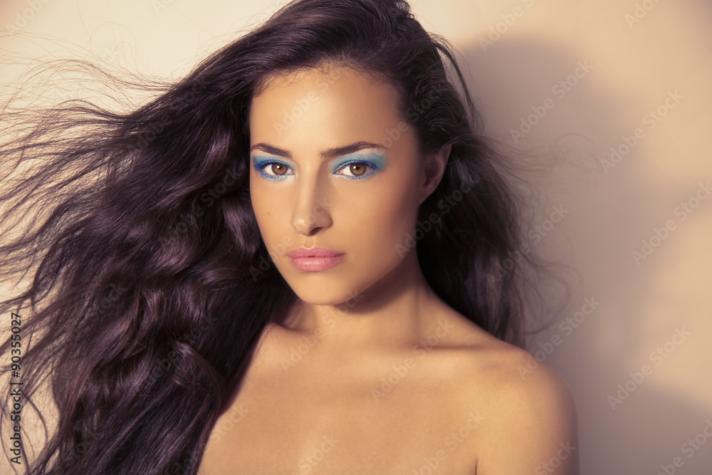 Naklejka premium beauty and makeup