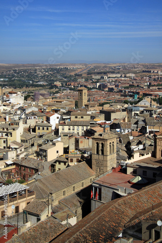 Aerial view of Toledo, Spain