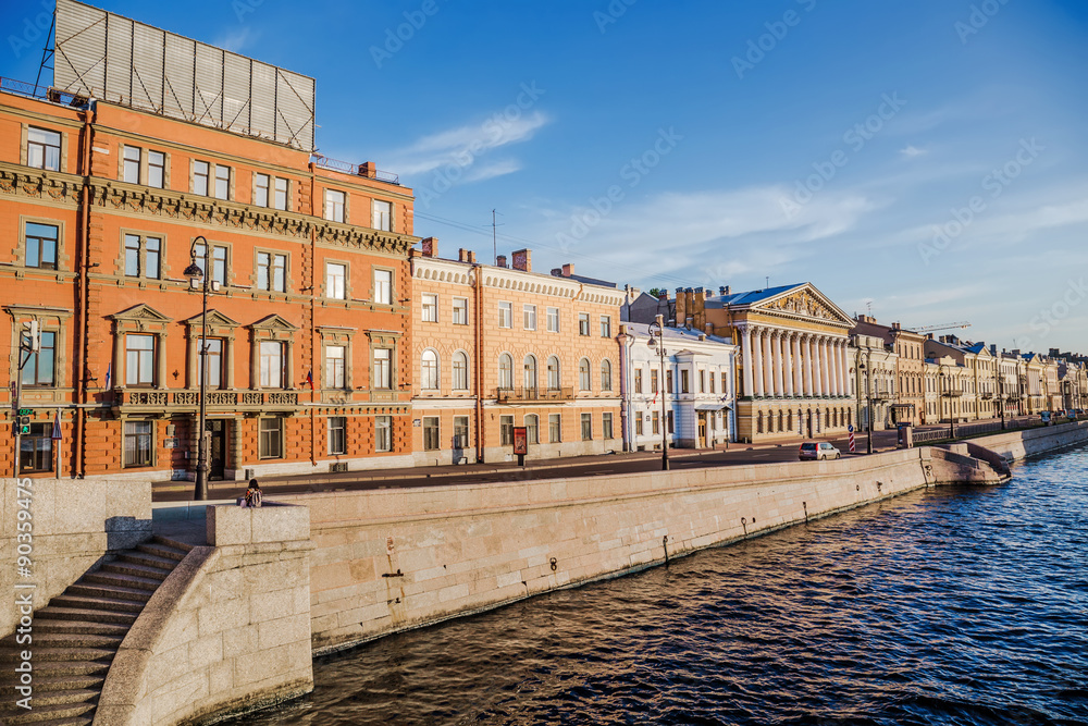 Angliyskaya Embankment is one of the most prestigious locations in St. Petersburg