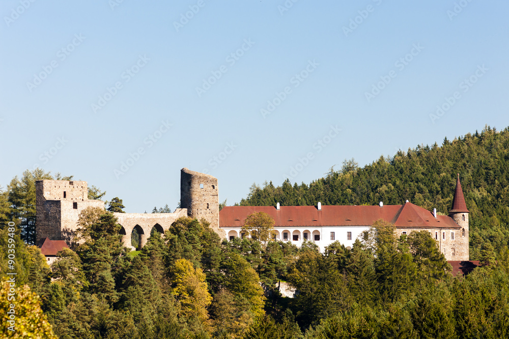 ruins of Velhartice Castle, Czech Republic