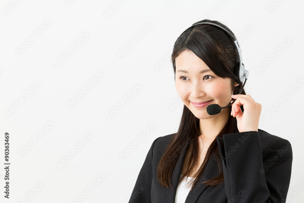 asian businesswoman isolated on whitebackground asian businesswoman isolated on whitebackground