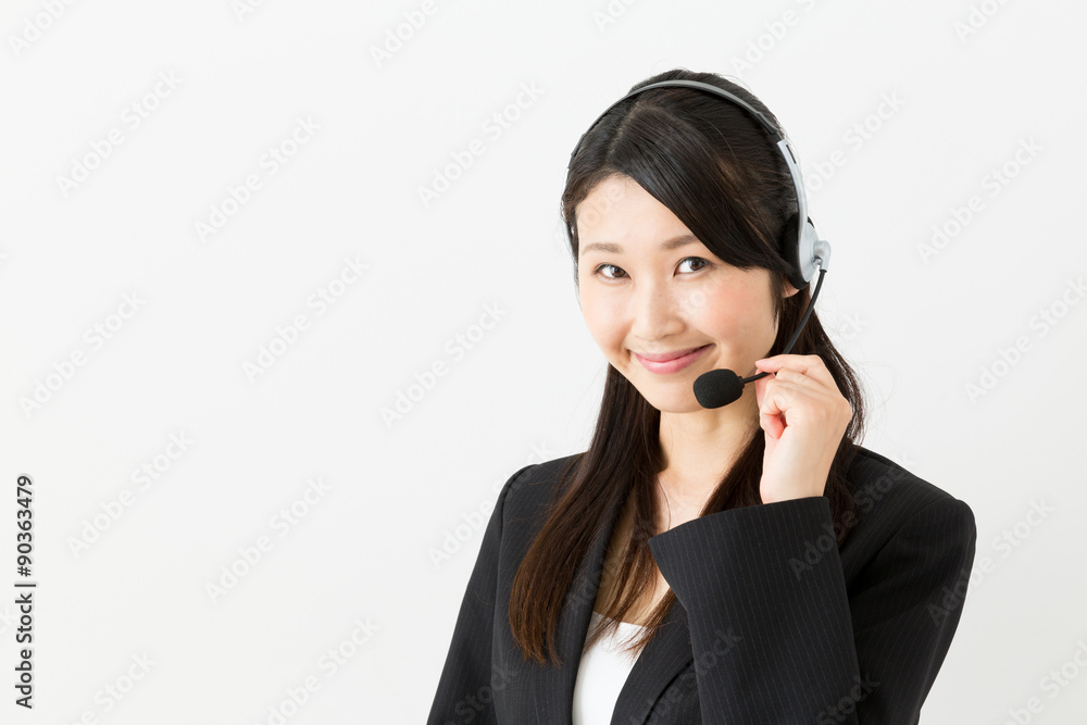 asian businesswoman isolated on whitebackground asian businesswoman isolated on whitebackground