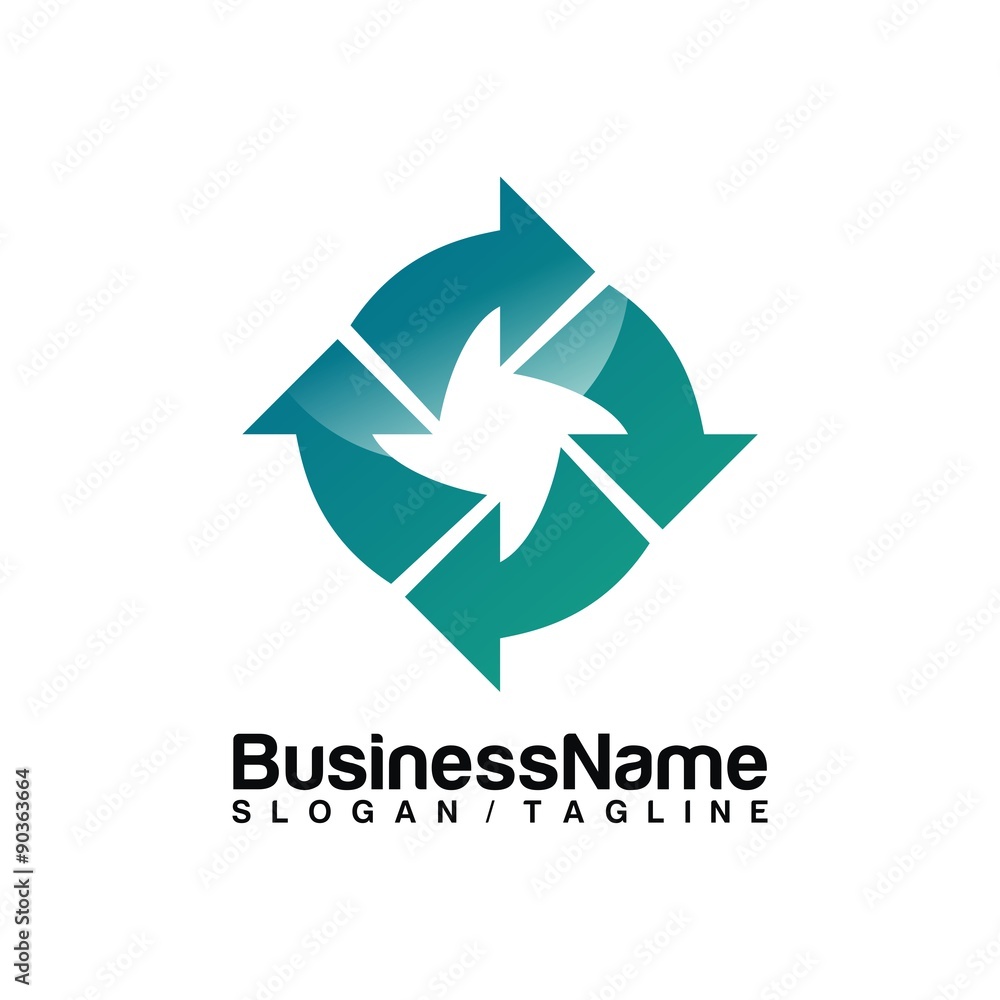 Arrow vector logo icon Arrow vector logo icon