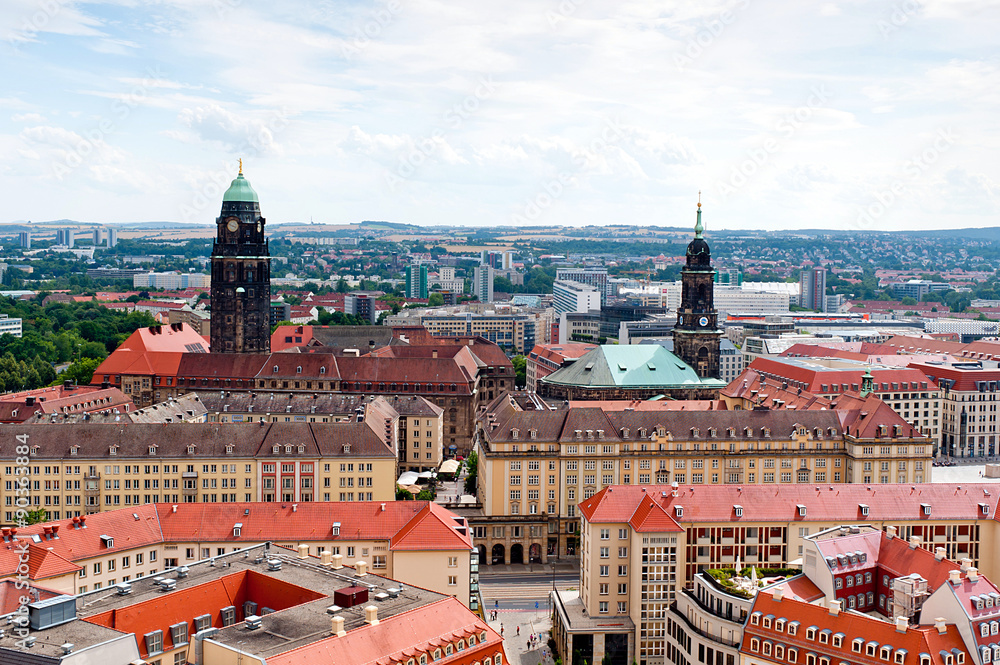 Fototapeta premium dresden cityline