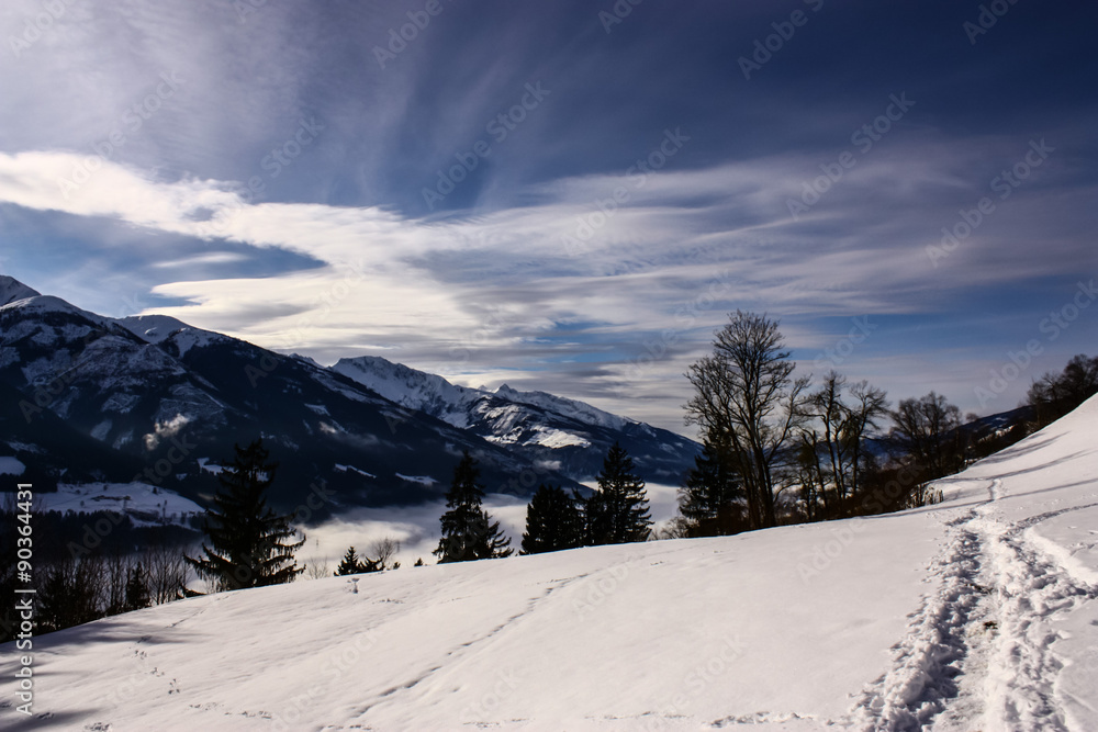 Winterlandschaft, Oberpinzgau, Alpen