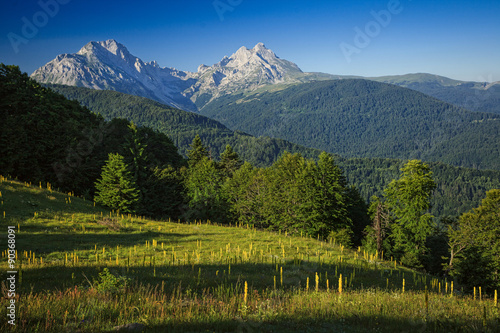 Serene View of Landscape in Komovi Mountains, Montenegro 