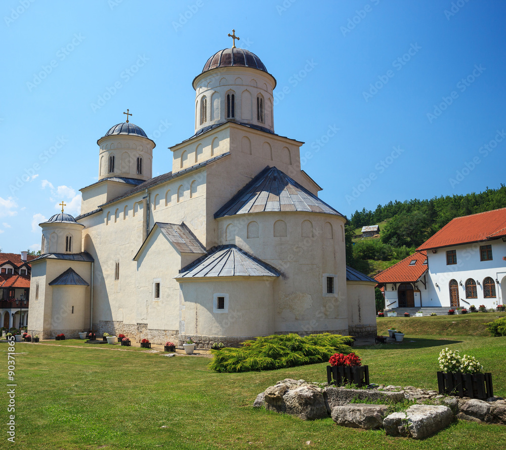 Beautiful Orthodox Monastery Mileseva, near Prijepolje, Serbia