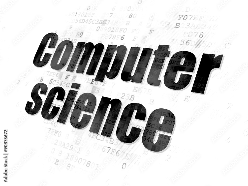 Science concept: Computer Science on Digital background Science concept: Computer Science on Digital background