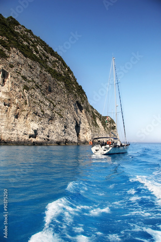Ship in the Ionian Sea
