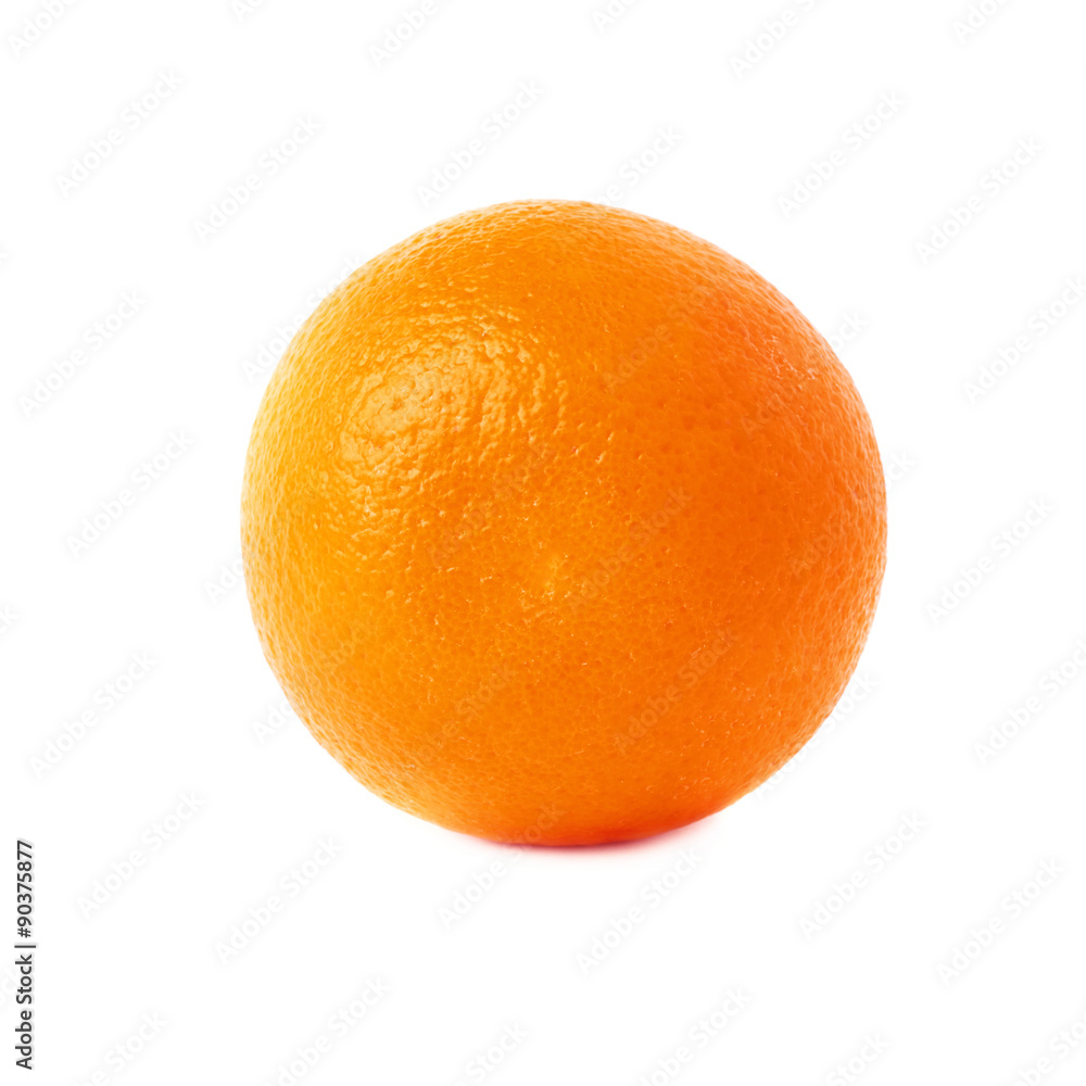 Orange fruit isolated over the white background Orange fruit isolated over the white background