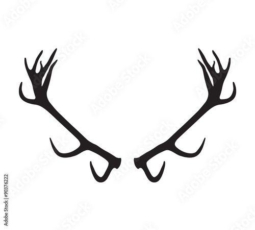 antlers silhouette